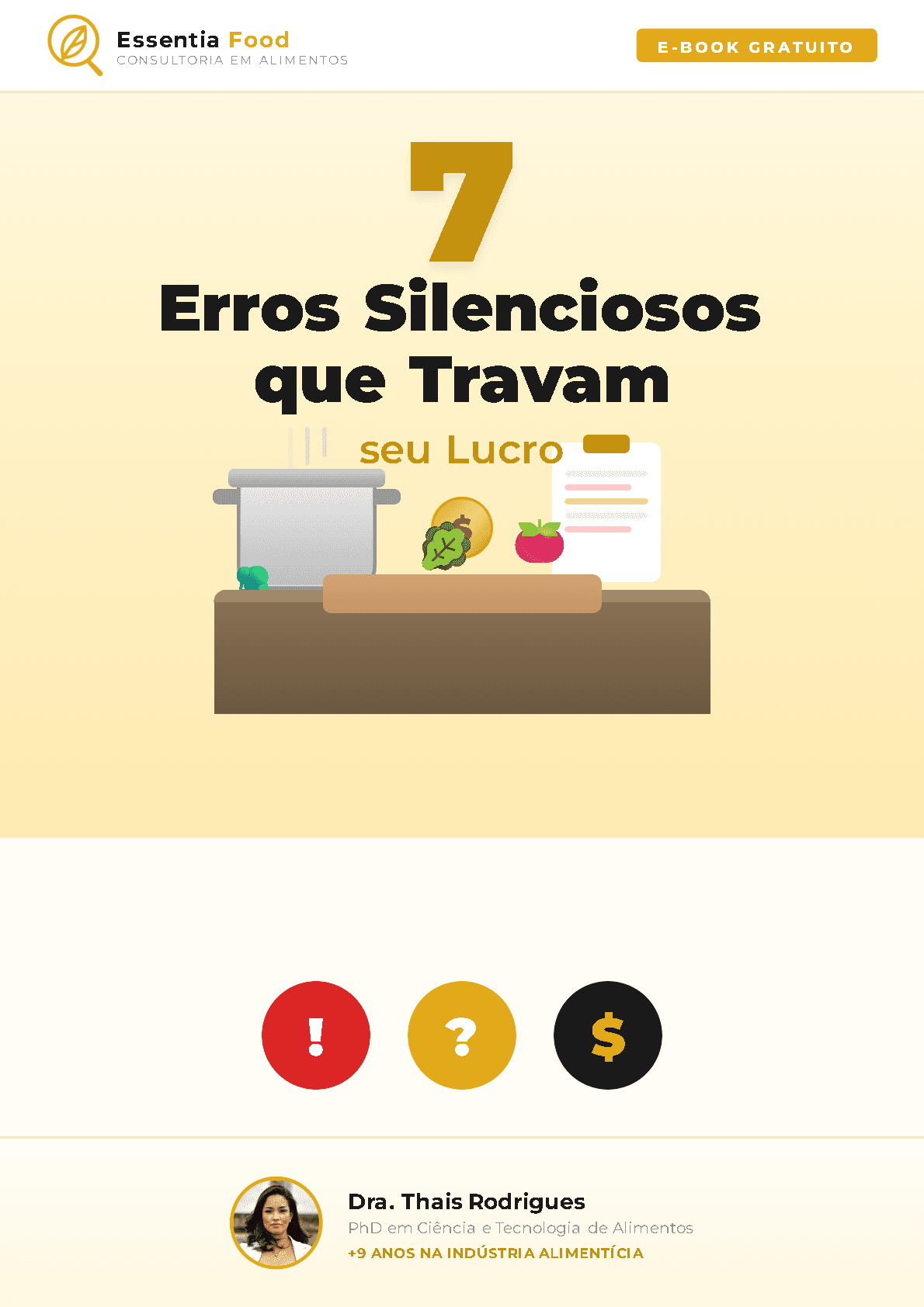 Capa do E-book: 7 Erros Silenciosos que Travam seu Lucro